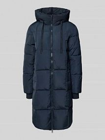 Płaszcz puchowy z kapturem model Nova MOS MOSH granatowy damski EAN 139560