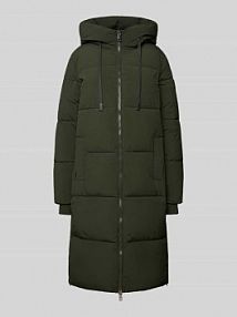 Płaszcz pikowany z kapturem model Ollie MOS MOSH zielony damski EAN 170810