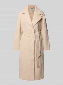 Płaszcz wełniany z połami LANIUS biały damski EAN 14444-00