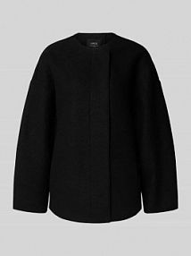 Kurtka wełniana z okrągłym dekoltem LANIUS czarna damska EAN 14406-00