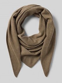 Szal kaszmirowy z efektem dzianiny model Enata MOS MOSH brązowy damski EAN 173150