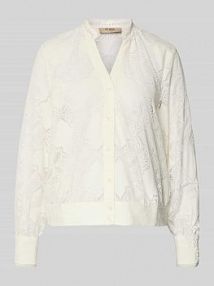Bluzka o kroju regular fit z haftem angielskim model Monia MOS MOSH damska EAN 173470