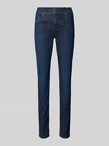 Jeansy o kroju skinny fit z 5 kieszeniami Angels niebieskie damskie EAN 3461200