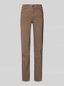 Jeansy o kroju regular fit z 5 kieszeniami model CICI 34 Angels szare damskie EAN 3463400