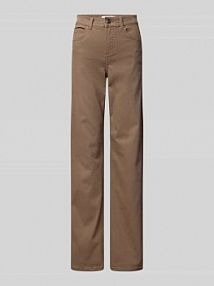 Jeansy o kroju straight fit z 5 kieszeniami model LARA Angels beżowe damskie EAN 3462900 GJ und 2/25