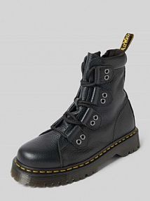 Kozaki sznurowane z naszywką z logo model Bex Dr. Martens czarne damskie EAN 41750001