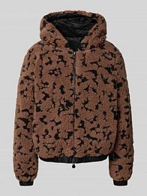 Kurtka z futerka EA7 Emporio Armani beżowa damska EAN 7W000668.AF16373