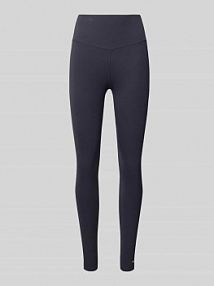 Legginsy o kroju super skinny fit z szerokim pasem model SIGNATURE P.E Nation niebieskie damskie EAN 243G320_DARK SAPPHIRE