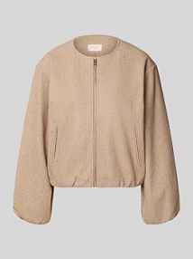 Kurtka z okrągłym dekoltem model Yanna FREE/QUENT szara damska EAN 207288