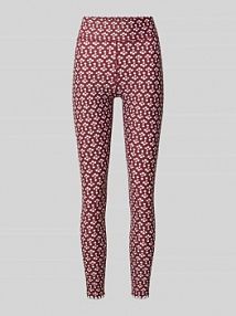 Legginsy o kroju super skinny fit z szerokim pasem The Upside czerwone damskie EAN USW325079