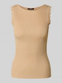 Top z imitacji dzianiny Zero beżowy damski EAN 1010003235