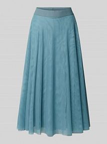 Spódnica midi z elastycznym pasem Zero niebieska EAN 1010003558