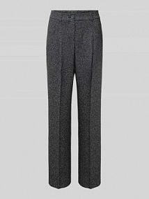 Spodnie o kroju regular fit z dodatkiem wiskozy model Cisilia someday granatowe damskie EAN 10432013278363