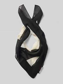 Szal z nadrukiem z logo someday czarny damski EAN 10436013172100