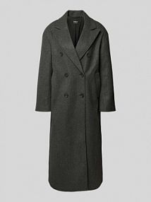 Płaszcz o kroju regular fit z klapami zamkniętymi model BLAKE LIFE Only szary EAN 15349214