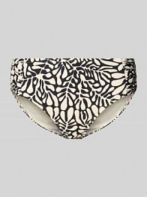 Figi bikini ze średnim stanem z bocznymi marszczeniami model Nassa Barts białe EAN 5135