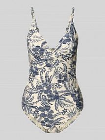 Kostium kąpielowy z kwiatowym nadrukiem z motywem na całej powierzchni model Tuala Barts biały EAN 5163