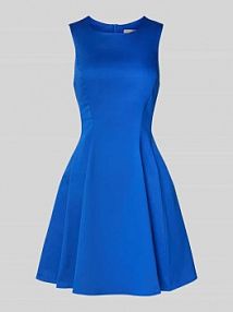 Sukienka koktajlowa z okrągłym dekoltem RINASCIMENTO niebieska EAN CFC0124078003