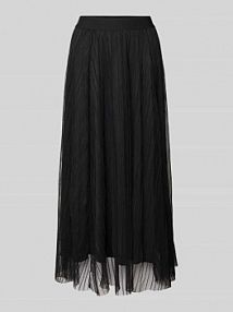 Spódnica midi o kroju regular fit z siateczki model LAVINA Only czarna EAN 15214303