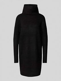 Sukienka z dzianiny o luźnym kroju z dodatkiem wełny model JANA Only czarna EAN 15140166