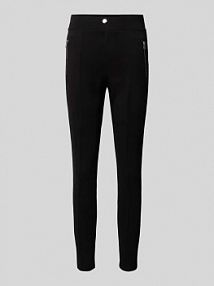 Legginsy o kroju slim fit z mieszanki wiskozy model NORI Only czarne damskie EAN 15351242