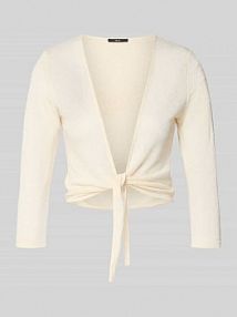 Kurtka z dzianiny z mieszanki wiskozy z wiązaniem Zero damska EAN 1010003185