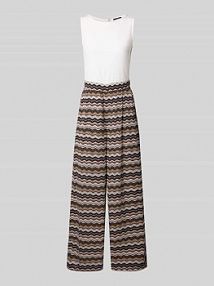 Kombinezon o kroju relaxed fit z dzianiny z mieszanki wiskozy z wpuszczaną kieszenią Zero czarny EAN 1010003170