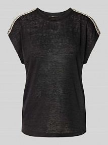 T-shirt z okrągłym dekoltem Zero czarny damski EAN 1010003209