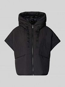 Kamizelka pikowana z kieszeniami na zamek błyskawiczny model Venkara someday czarna damska EAN 10447712453373