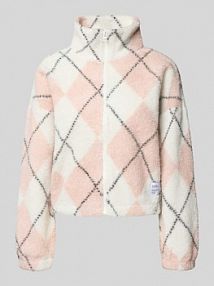 Bluza rozpinana o kroju oversized z futerka model ELINE LIFE Only biała damska EAN 15333914