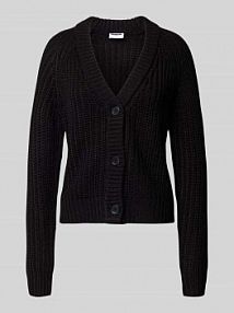 Kurtka z dzianiny z dekoltem w serek model CHARLIE Noisy May czarna damska EAN 27023811