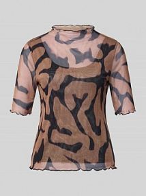 T-shirt z półprzezroczystego materiału Zero damski EAN 1010003366