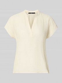 Bluzka z mieszanki wiskozy z dekoltem serafino Zero damska EAN 1010003452