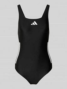 Kostium kąpielowy z nadrukiem z logo adidas Sportswear czarny EAN JN8118