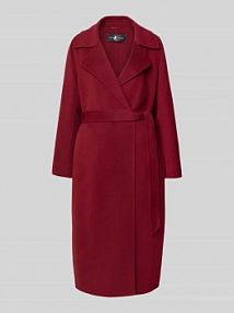 Płaszcz z domieszką kaszmiru LUISA CERANO czerwony damski EAN 428906 4080