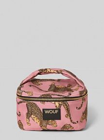 Kosmetyczka z detalem z logo model Blush WOUF różowa EAN TV250017