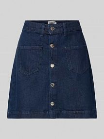 Spódnica jeansowa o linii A z czystej bawełny model AMAZING Only niebieska EAN 15349035
