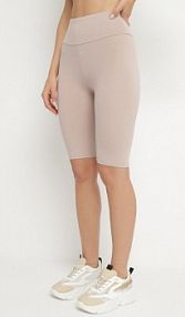 Jasnobeżowe Casualowe Szorty Typu kolarki Lidessa ideal