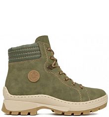 Trzewiki Rieker zielone damskie CEO-X9334-54