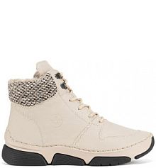 Trzewiki Rieker białe damskie 45955-60