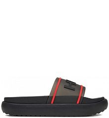 Klapki basenowe Hunter czarne damskie HU88895