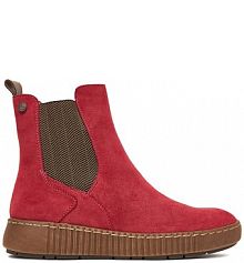 Botki na obcasie Go Soft czerwone CEO-WS5586-07