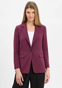 Blezer  Kobiety wiskoza lila/czerwony jednolity 44 BOSS