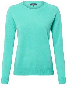 Sweter z dzianiny z czystego kaszmiru Kobiety Kaszmir zielony jednolity XXL IPURI damski