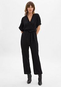 Kombinezon   YASOlinda Kobiety Sztuczne włókno czarny jednolity 42 Y.A.S