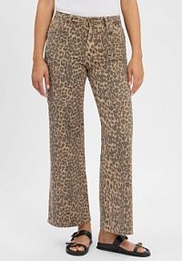 Spodnie z 5 kieszeniami  MMDara Kobiety Bawełna brązowe wzorzysty 31 MOS MOSH damskie