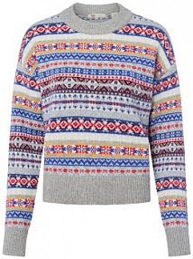 Sweter  z dzianiny Kobiety niebieski/wielokolorowy/szary/czerwony wzorzysty L Levi's damski