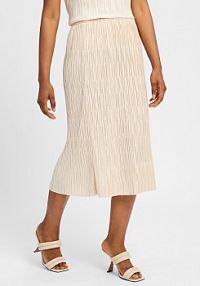 Spódnica midi  Oture Kobiety beżowa jednolity 42 Someday