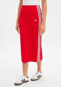 Spódnica z dzianiny Kobiety czerwona jednolity XS adidas Originals
