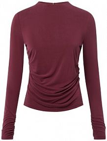 Koszulka z długim rękawem  YASLysa Kobiety czerwony jednolity L Y.A.S damski